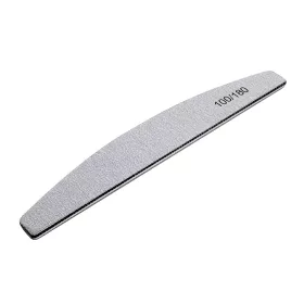 Curved file 100/180 #1052 Grey with black centre