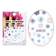 Acrylic effect sticker  BN-0670 Snowflakes