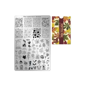 Stamping plate - Moyra  #114 Free falling