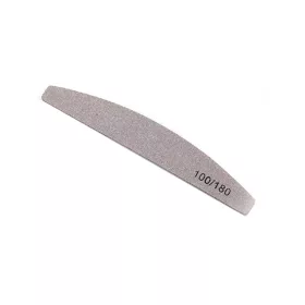   Curved file 180/240 #1053 Grey with pink centre Moonbasanails logo