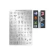 Stamping plate - Moyra  #115 Origami