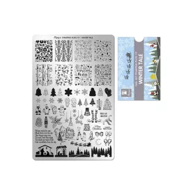 Stamping plate - Moyra  #117 Winter tale