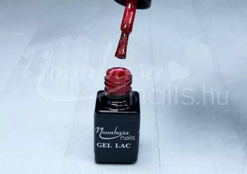 One step gel polish 5ml #355 Glittery burgundy