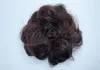 Rubber hair tie/ponytail  #A302Q5-2/33 Dark brown with red
