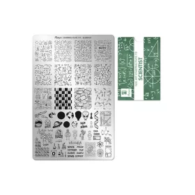 Stamping plate - Moyra  #119 Scientist
