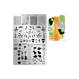 Stamping plate - Moyra  #120 Designer 2