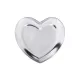 Heart-shaped bowl   Silver