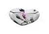 Heart-shaped bowl   Silver