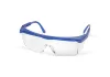 Blue framed safety glasses   