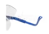Blue framed safety glasses   