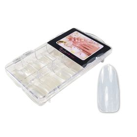 Nail tip box 100 pcs #012-C Round tip - transparent