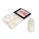 Nail tip box 100 pcs #012-N Round tip - natural