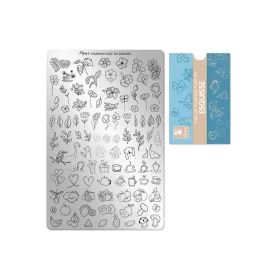 Stamping plate - Moyra  #125 Esquisse