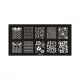 Nail stamp plate 6x12cm Cool-09 