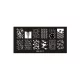 Nail stamp plate 6x12cm BM-XL11 