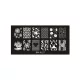 Nail stamp plate 6x12cm BM-XL27 