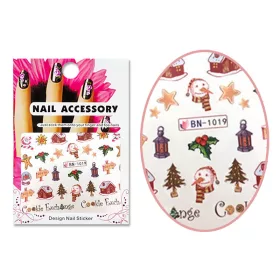 Acrylic effect sticker  BN-1019 Big Christmas