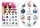 Acrylic effect sticker  BN-1881 Christmas baubles