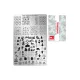 Stamping plate - Moyra  #128 Winternail