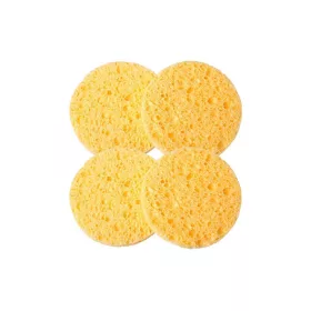 Large nail polish sponge 10 cm 4 pcs/pack #309-Y Yellow