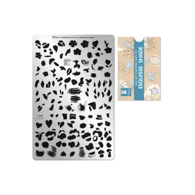 Stamping plate - Moyra  #127 Esquisse: Shade