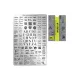 Stamping plate - Moyra  #129 Word Up