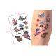 Sticker tattoo  EC-244 Pirate Sharks and Treasure Chest