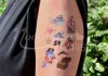 Sticker tattoo  EC-244 Pirate Sharks and Treasure Chest