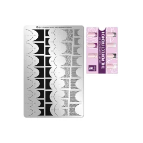 Stamping plate - Moyra  #132 The Perfect French