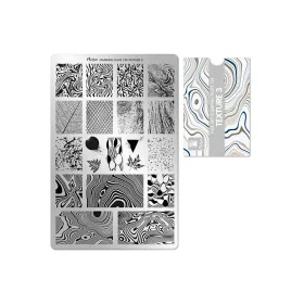 Stamping plate - Moyra  #134 Texture 3