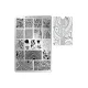 Stamping plate - Moyra  #134 Texture 3