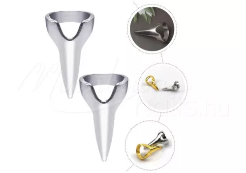 Hair parting ring   Gold