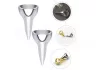 Hair parting ring   Silver