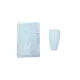 Matt transparent artificial nail tips, 50 pcs #015-0 