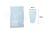 Matt transparent artificial nail tips, 50 pcs #015-0 